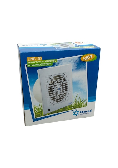 Fansan Line-100 Sessiz Banyo/Tuvalet Aspiratörü 220V Ac - 100 Mm
