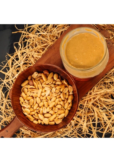 Laçoko İsme Özel Şekersiz Glutensiz Vegan Çifte Kavrulmuş Yer Fıstığı Ezmesi 4 x 1 KG