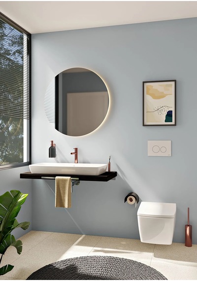 VitrA Asma Klozet, Metropole Rim-ex, Kanalsız, VitrAfresh Deterjan Hazneli, 56 Cm, 7672b003-1685