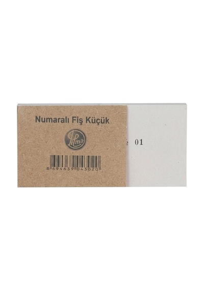 Dilman Numaralı Fiş Küçük 4302