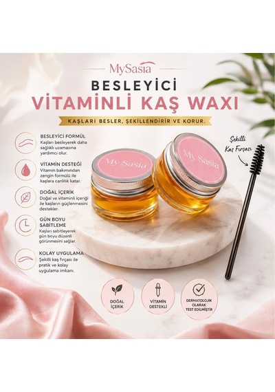 My Sasıa Kaş Waxı 2'li Set Pembe