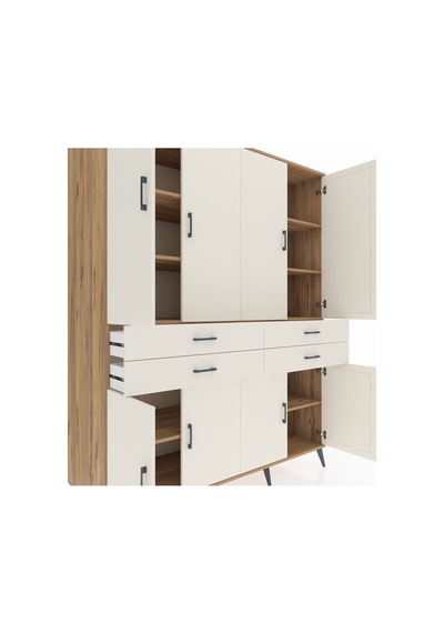 Kronos Gardrop 8 Raflı 4 Çekmeceli 8 Kapaklı 176x59x221 Çam-aytaşı Aytaşı Kronos Gardrop 8 Raflı 4 Çekmeceli 8 Kapaklı 176x59x221 Çam-aytaşı Aytaşı