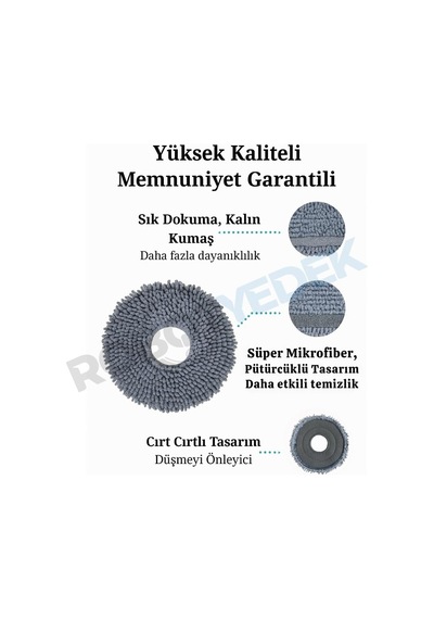 , Qrevo L Roborock İle Uyumlu Ana Fırça, Hepa Mop Yan Fırça Toz Torbası Seti 9 Parça Renk 24