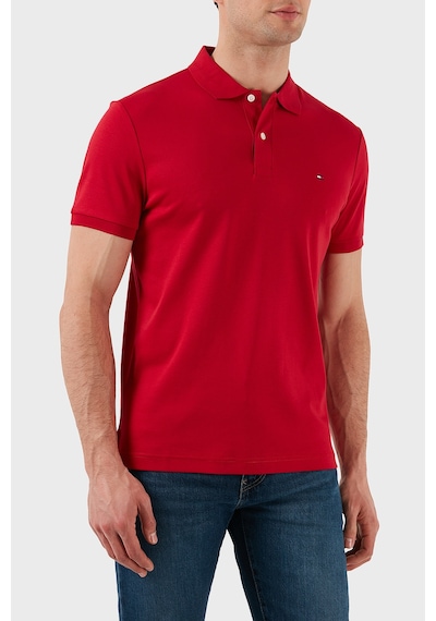 Tommy Hilfiger Erkek Polo Yaka T Shirt Mw0mw39994 Xld Kırmızı Kırmızı