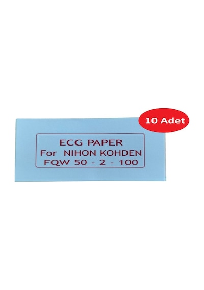 Ecg Kağıdı Nihon Kohden Fqw 50-2-100 Z Katlamalı 10 Adet 100 Sayfa