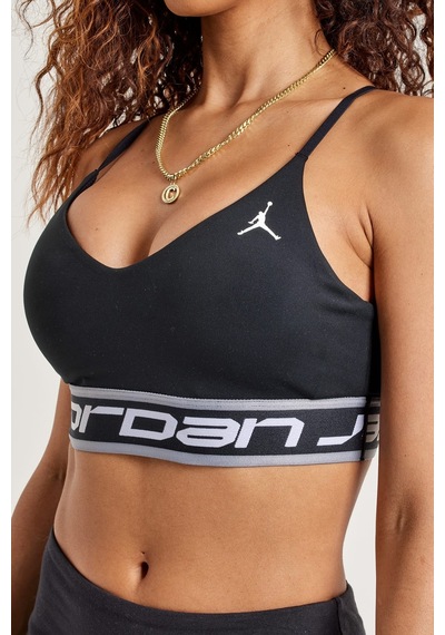 Nike Jordan Support Indy Logo Women's Bra Kadın Siyah