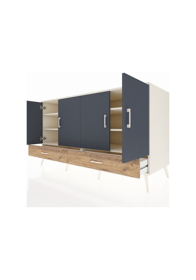 Kronos Konsol 6 Raflı 2 Çekmeceli 4 Kapaklı 176x59x99 Aytaşı-antr Aytaşı-antrasit/çam Kronos Konsol 6 Raflı 2 Çekmeceli 4 Kapaklı 176x59x99 Aytaşı-antr Aytaşı-antrasit/çam