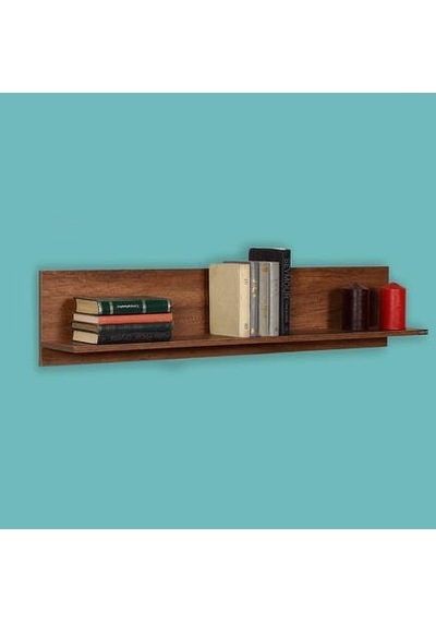 Dekoratif Duvar Rafı - Koyu Ceviz Oslo Ceviz 120x25x20 Cm Gxyxd Diğer