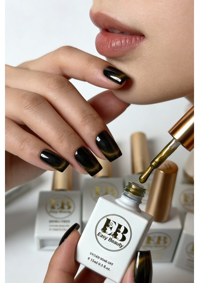 15ml Kedi Gözü Kalıcı Oje - Tpo İçermez - Protez Tırnak Ojesi - Cat Eye Gel Polsıh 9d4 75-9d4
