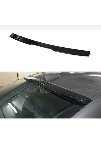 Bmw E60 Uyumlu Cam Üstü Yarasa M4 Spoiler İthal Pianoblack Boyalı Spoiler