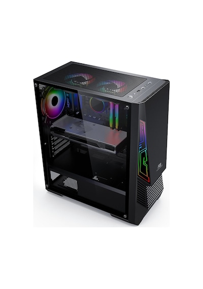 Powerboost Vk-G2051S Usb 3.0 Atx. Argb Fan Ve Stirp Siyah Kasa (