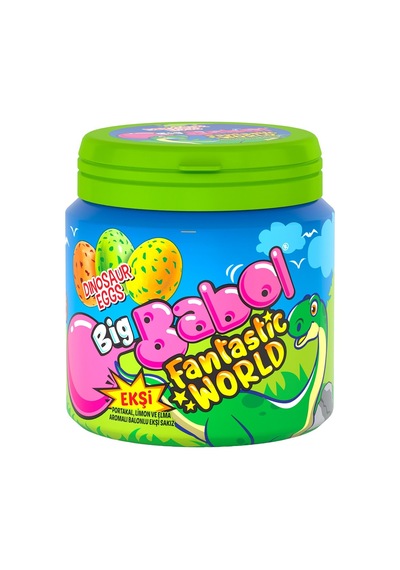 Big Babol Ekşi Sakız 90 G - Portakal Limon Elma Aromalı Balonlu Sakız 3'li Ekonomik Paket - 3 A Tarı