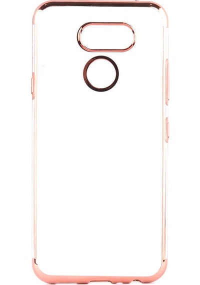 LG Uyumlu K40S Kılıf Zore Dört Köşeli Lazer Silikon Kılıf