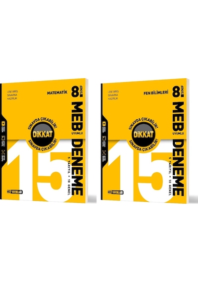 Hız 2026 8. Sınıf Lgs Matematik + Fen Bilimleri Branş Deneme Seti 2 Kitap