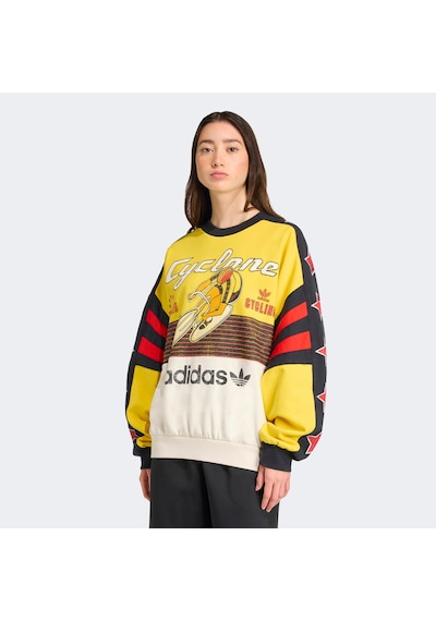 adidas Cycling Crew Kadın Sarı Sweatshirt Jw0147 Sari