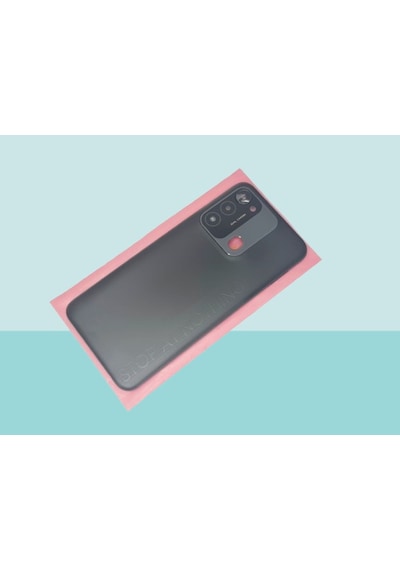 Tecno Spark 8c Uyumlu Full Kasa Arka Kapak Batarya Kapağı - Siyah Çok Renkli