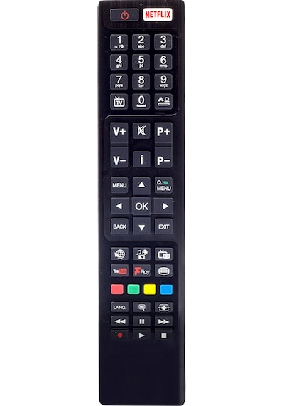 Vestel Uyumlu Netflix-Youtube-Play Tuşlu Lcd Tv Kumandası