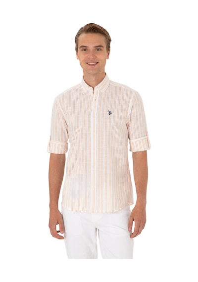U.s. Polo Assn. Erkek Sarı Uzun Kollu Gömlek Sarı