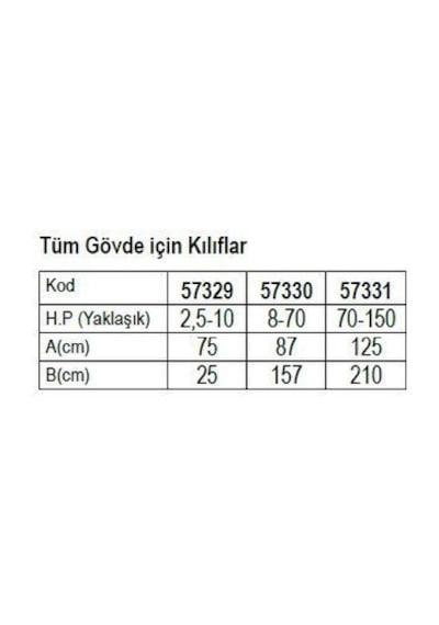 Lalizas Dıştan Takma Motor Kılıfı Komple 70-150 Hp