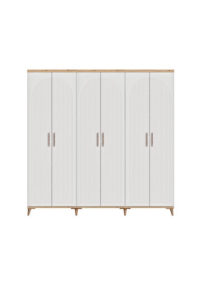 Nevada 6 Kapaklı Komple Mdf Gardırop