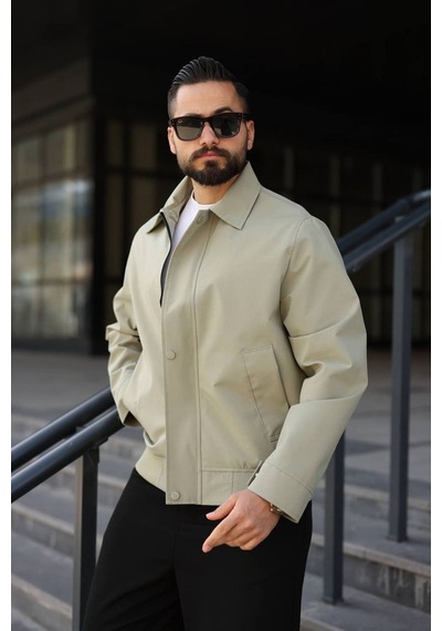 Baselco Premium Retro Milano Gabardin Ceket -tok Duruşlu Sade Ve Şık Çağla Baselco Premium Retro Milano Gabardin Ceket -tok Duruşlu Sade Ve Şık Çağla