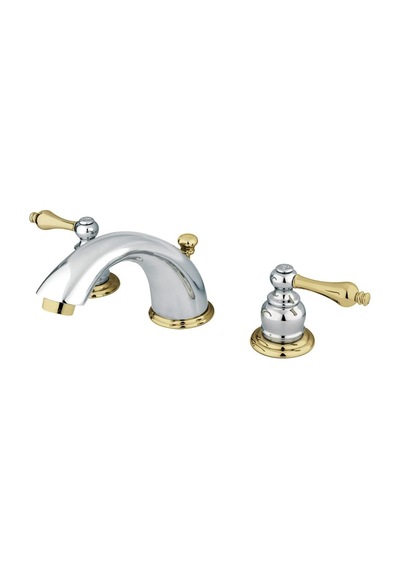 Kb974al Viktorya Dönemi Yaygın Metal Kollu Lavabo Bataryası, Cilalı Krom Ve Cilalı Pirinç Diğer