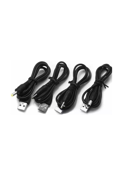 Usb Güç Kablosu Kablosu Dc 5v Dc2.0/2.5/4.0/5.5mm 4'lü Set