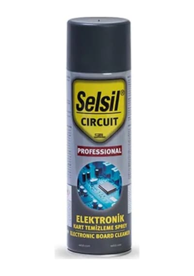 Selsil Elektronik Devre Kart Temizleyici Sprey 500 ML Yağsız