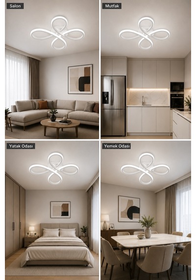 Solis Led Plafonyer Avize Beyaz Işık