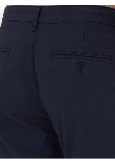 Cacharel Lacivert Slim Fit Pamuk Karışımlı Kanvas Pantolon