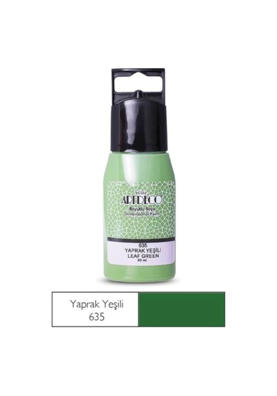 Lisans Artdeco Boyutlu Boya 60ml Y.yeşil 635 Lv-y-042c-635 Çok Renkli