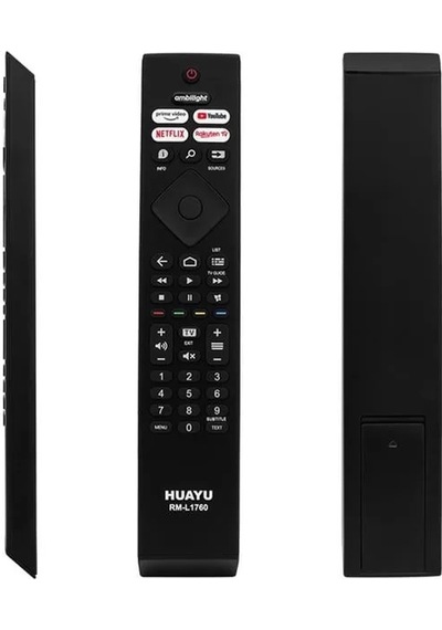 Sh Huayu Philips Rm-l1760 Ambilight-netflix-prime Video-youtube-rakuten Tv Tuşlu Led Tv Kumanda Najmaddin