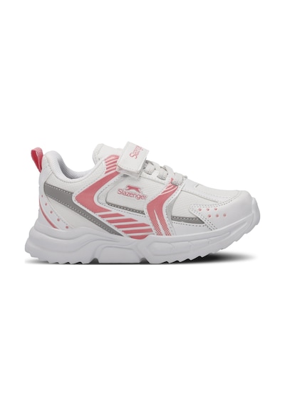 Slazenger KENDALL Çocuk Cırt Cırtlı Beyaz / Pembe Günlük Spor Ayakkabısı