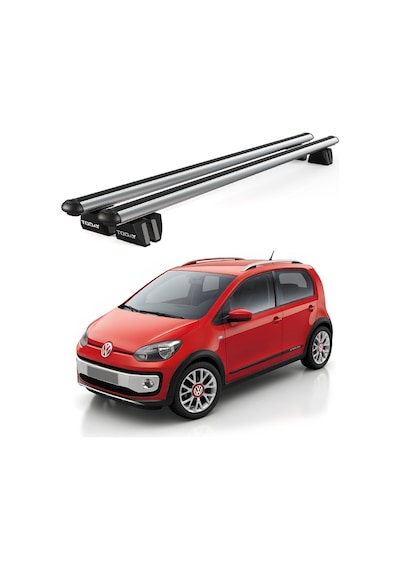 Pençe Volkswagen Up Cross 2013 Ve Sonrası Uyumlu Gri Ara Atkı Port Bagaj Tavan Barı