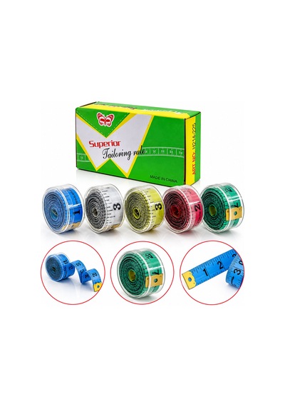 12 Adet Superior Şerit Mezura Mezro 1.5mt Plastik Kutulu Standart