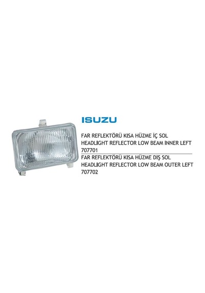 Far Isuzu Ford 2000 .kısa Hüzme Dış Sol 1 Ad