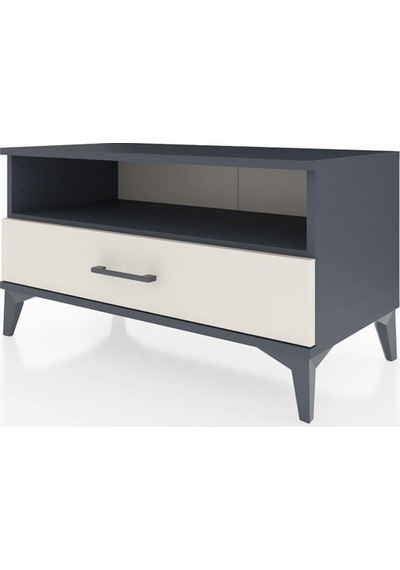 Hyperion Şifonyer Tek Raflı Tek Çekmeceli 88x44x48 Antrasit-a... Antrasit