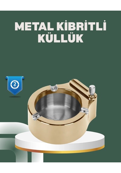 Yeniden Doldurulabilir Çakmaklı Küllük Dayanıklı Yapı