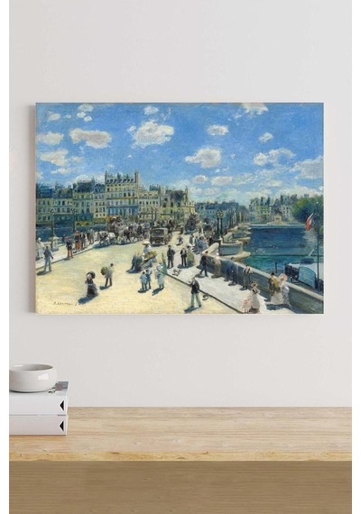 Pster18967 Pont Neuf - Auguste Renoir Sanatsal Kanvas Tablo 50 X 70