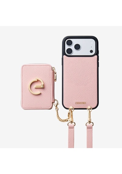 Kombinlenebilir - Apple Uyumlu iPhone 17 Pro Max Uyumlu Magsafe Özellikli Pu Deri Tasarım Kılıf - By Bera Lina Pembe