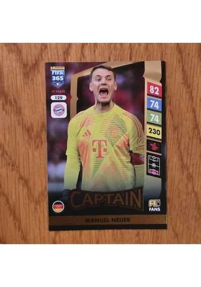 Fıfa 365 - Manuel Neuer Captan Oyun Kartı 129