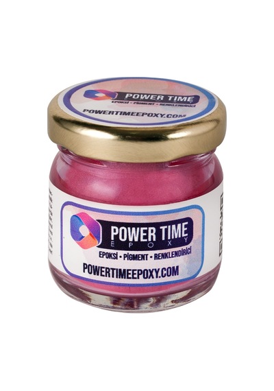 Sedefli Metalik Toz Pigment Boya / Şeker Pembe / Epoksi Için