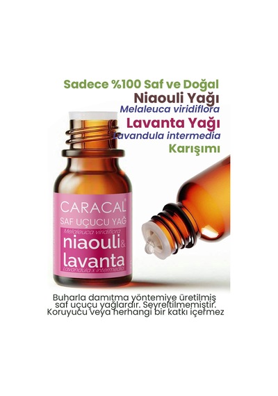 Caracal Nioli Yağı Lavanta Yağı Karışımı 5 Ml Niaouli