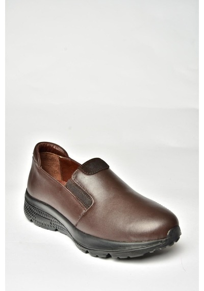 Fox Shoes T555082003 Kahverengi Hakiki Deri Comfort Ortopedik Taban Kadın Ayakkabı Kahverengi-hakiki Deri