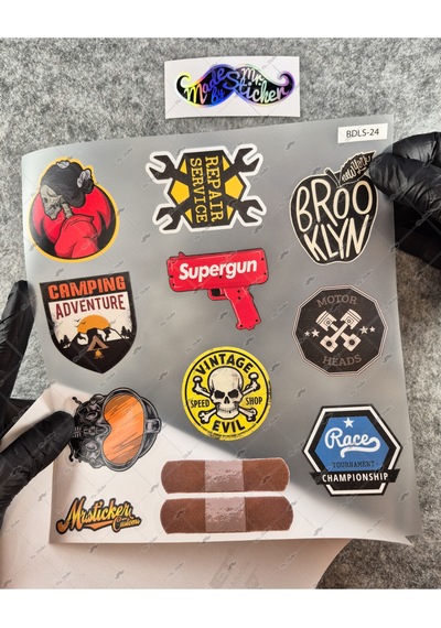 Bdls24 Küçük Boy 10lu Sticker Seti