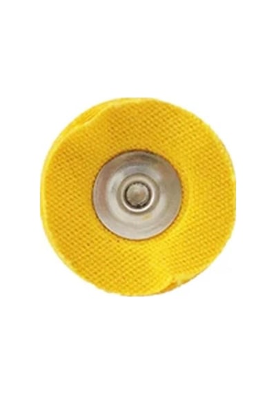6209 Pimli Parlatma Polisaj Sarı Pamuklu Kumaş 25 Mm