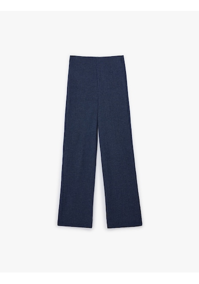 Koton Viskon Karışımlı Klasik Kesim Slim Fit Pantolon Lacivert 6sak40032ek Lacivert