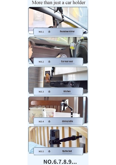 Dikiz Aynası Telefon Tutucu Araç Içi 360 Derece (541161233)