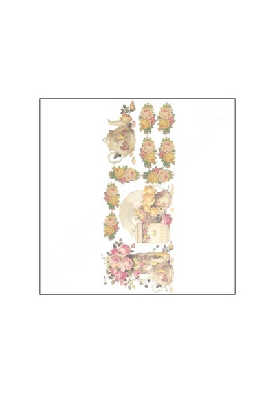 Artebella Mıxart Kolay Transfer 6113k Koyu Zemin 10x25cm