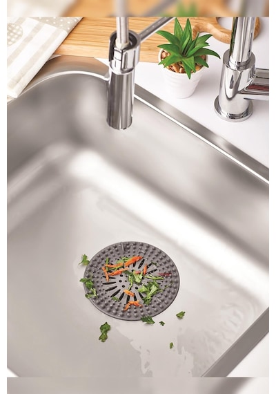 Silikon Lavabo Gideri Süzgeci Çr